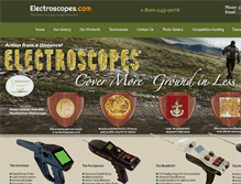 Tablet Screenshot of electroscopes.com